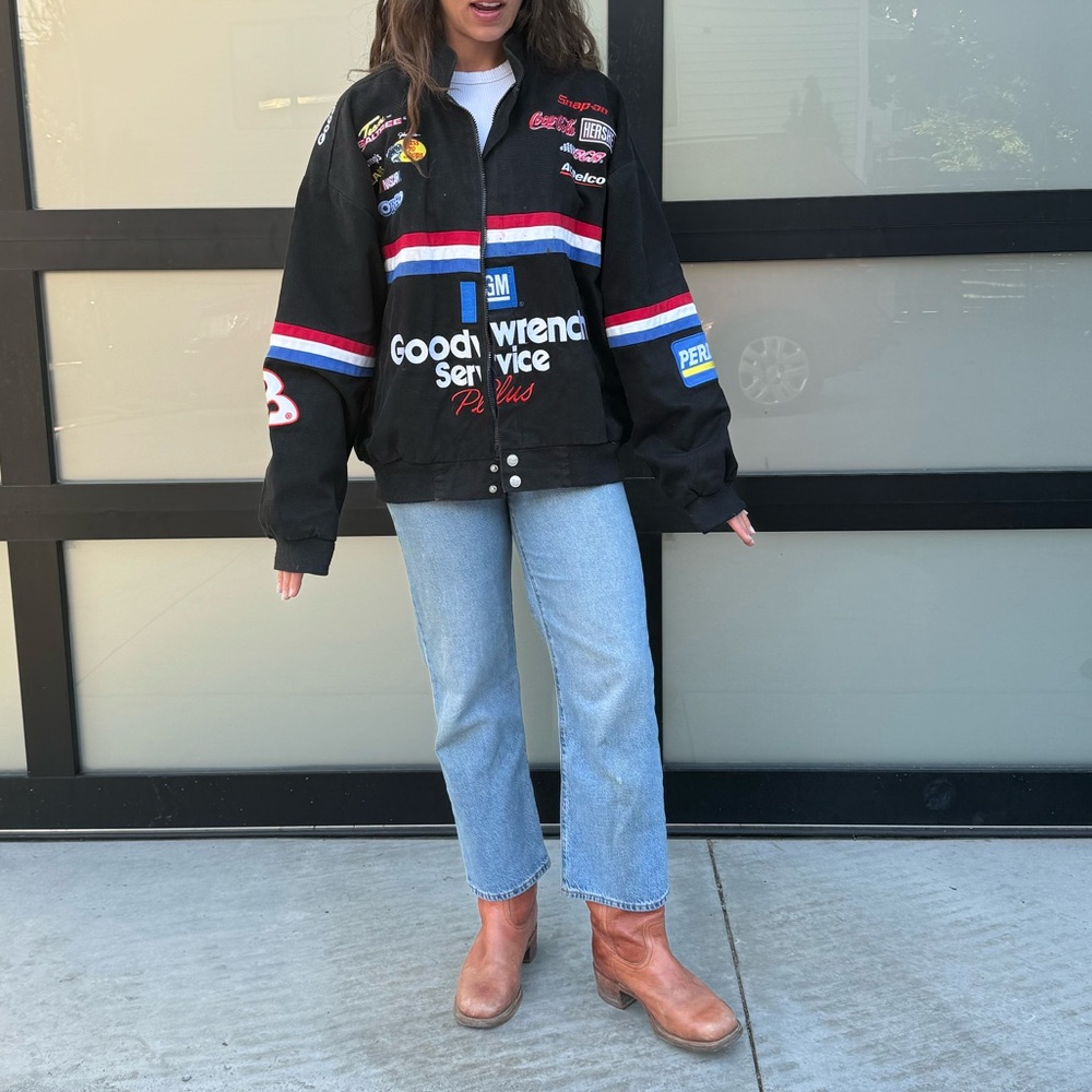 Vintage Dale Earnhardt Sr. Racing Bomber Jacket
